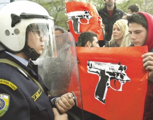 Protesti u Grčkoj decembra 2008